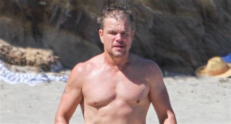 Matt Damon checks out his stunning bikini